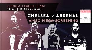 Chelsea's belgian midfielder eden hazard (2r) celebrates his goal in the penalty shootout during the uefa europa. Arsenal V Chelsea Europa League Final Amsc Screening