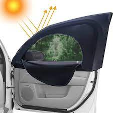 Lot de 2 pare-soleil de fenêtre de voiture pour bébé, filet extensible à 4  côtés avec fermeture éclair pour éviter les regards indiscrets, les rayons  UV du soleil pour SUV, berlines, pare-soleil