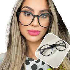 Armação Feminina De Óculos Quadrado Grande Linda Nova Barato