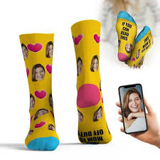Accessoires mit bis zu 71% rabatt bei zalando. Personalisierte Gesicht Socken Gestalten Sie Ihre Eigenen Eoto Socken Gesichtsocken
