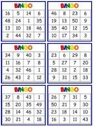 Imagina y crea un diálogo. Bingo Game Numerals 1 50 Bingo Para Imprimir Cartones De Bingo Bingo De Numeros