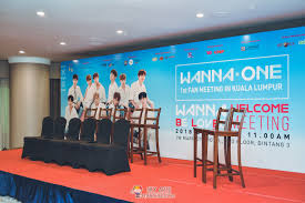 This could be the first fan meet in malaysia where they have. Photo Wanna One Fan Meeting In Kuala Lumpur Press Con Wannaoneinkl