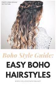 Long shag hairstyles don't have to be solely boho chic. Bohemian Style 101 3 Easy Boho Hairstyles College Fashion