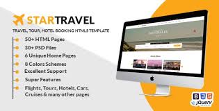 Star Travel Travel Tour Hotel Booking Html5 Template Html5 Templates Best Website Templates Popular Wordpress Themes