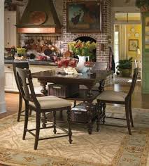 Paula Deen Home Rectangular Square Counter Height Leg Table Tobacco Finish Dining Table In Kitchen Home Kitchens Counter Height Dining Table