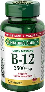 May 13, 2021 · vitamin b12 helps brain function, nerve function, support blood cells, and fill gaps in your diet. Nature S Bounty Vitamin B12 Supplement Supports Energy Metabolism 2500mcg 120 Microtablets Amazon Ca Health Personal Care