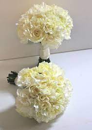 Carnation Bouquet With A Few Roses In Bright Pink Carnation Bouquet Wedding Bouquets White Carnation Bouquet