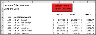 Microsoft Excel Create An Automated List Of Worksheet Names Journal Of Accountancy