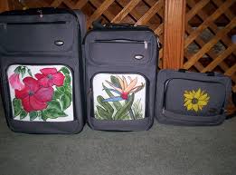 From ryanair to ba, always know what size your hand luggage should be with our guide to european airline allowances on cabin baggage dimensions and weight. How To Decorate Plain Black Luggage With Acrylic Paint Painted Suitcase Diy Luggage Diy Bag