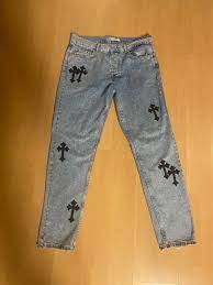 Chrome hearts is a high end brand which produces silver accessories, gold and diamond jewelry, eyewear, leather, clothing, furniture. Chrome Hearts Jeans Custom In Baden Wurttemberg Markdorf Ebay Kleinanzeigen