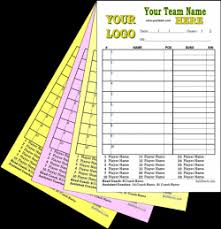 Ballcharts Baseball Softball Lineup Cards Dugout Charts