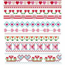 Use these designs to frame an existing project, or use as an edging pattern for a cushion cover, or table cloth. Cross Stitch Pattern Page 3 Of 10 Studio Koekoek Modern Embroidery