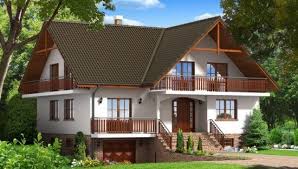Proiect De Casa Cu Beci Si Garaj Locuinte Mai Spatioase House Styles House Plans House Design