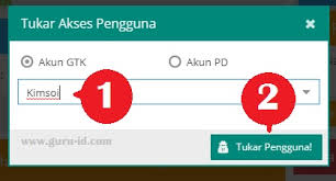 Cara Sinkronisasi Dapodik 2021 Melalui Menu Tukar Pengguna Info Pendidikan Terbaru