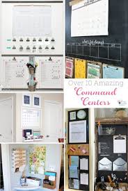 These Are Such Great Diy Command Center Ideas There Are Ideas For Keeping The Home And Family Organiz Family Command Centers Diy Command Center Command Center