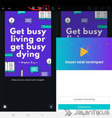 Keistimewaan teksturnya membuat kertas ini cocok digunakan untuk mencetak gambar berwarna secara detail. Cara Membuat Poster Di Hp Laptop Jalantikus