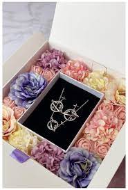 Buy the perfect gift basket for any occasion. Jewelry Gift Box Flower Box Jewelry Box With Flowers Birthday Gift Anniversary Gift Wedding Gift In 2021 Handmade Birthday Gifts Flower Box Gift Diy Gifts For Mom