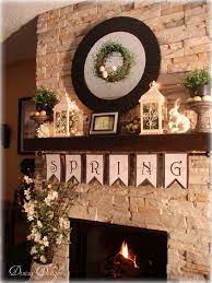 Dining Delight Easter Spring Mantel Spring Easter Decor Spring Mantle Decor Spring Decor