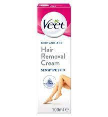 When using hair removal creams on the face or body, the most common side effect is mild skin irritation and pain. Veet Hair Removal Cream With Aloe Vera And Vitamin E For Sensitive Skin 100ml Boots