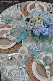 At The Table Modern Country Style And Mikasa Magnolia Dinnerware Modern Country Style Elegant Table Settings Table Setting Inspiration