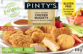 Gluten Free Chicken Nuggets Yum Www Pintys Com Eatwell Desain Kemasan Kemasan Desain