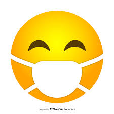 Face With Medical Mask Emoji Vector Free In 2020 Sick Emoji Emoji Emoji Mask