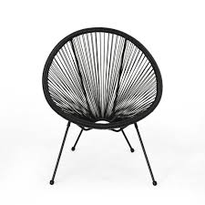 Yanais Outdoor Hammock Weave Chair With Steel Frame Set Of 2 Black Walmart Com In 2020 Outdoor Hammock Woven Chair Steel Frame
