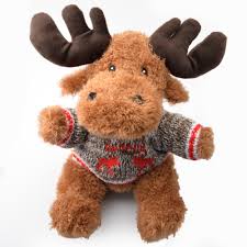 Choose from contactless same day delivery, drive up and more. Plush Moose With Knitted Sweater Canada 8
