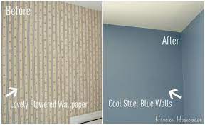 How To Strip Wallpaper Stripped Wallpaper Home Diy Home Fix