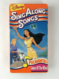 Disneys Sing Along Songs Pocahontas Colors Of The Wind Vhs Tape 1990s Disney Disneysingalongs Pocahontas Colors Of The Wind Sing Along Songs Disney Singalong
