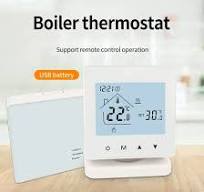Wireless Remote Control Thermostat Gas Boiler Temperature Controller with RF433 Receiver