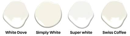 White Paint Color Guide 2021 White Dove Vs Swiss Coffee Vs Alabaster White Paint Colors Best White Paint Benjamin Moore Colors