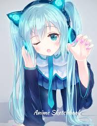 Anime characters become not only iconic of japanese culture, but also popular subject of drawings characterized by vibrant colors and fantastic themes. Amazon Com Anime Sketchbook Anime Cat Girl Series 100 Large High Quality Sketch Pages Volume 1 Anime Cat Girls 9781098726058 Sketchbook Anime Books