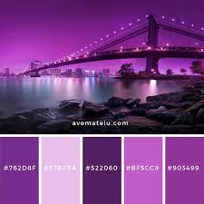Manhattan Bridge Color Palette 14 Ave Mateiu Color Palette Purple Color Palettes Color Palette Design