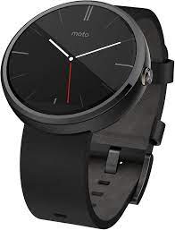 Motorola has given its smartwatch a new processor and a few design tweaks, plus it now comes in two sizes and remains super customizable. Amazon Com Motorola Moto 360 Black Leather Smart Watch