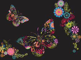 Check spelling or type a new query. Flowers And Butterflies Background Vector Art Graphics Freevector Com