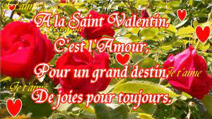 Valentin à valentine… que notre amour dure toujours, que nos sentiments soient éternels. Poeme De La Saint Valentin Declaration D Amour Youtube
