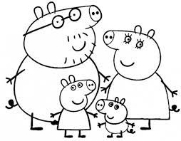E poi non c'è solo peppa, la mitica maialina, ma anche la sua famiglia, danny cane, susy. La Famiglia Di Peppa Pig Da Colorare Cose Per Crescere
