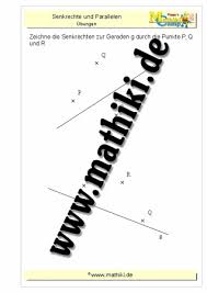 Parallele Senkrechte Geraden Klasse 5 6 Mathiki De