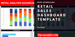Retail Sales Dashboard Template For Excel Free Download Tipsographic Business Budget Template Excel Templates Dashboard Template