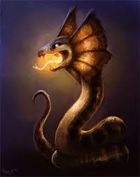 Day 3 Frill Snake 50 Min By Cryptid Creations Deviantart Com On Deviantart Snake Cute Art Daily Painting