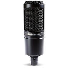 Audio Technica At2020 Large Diaphragm Condenser Microphone Audio Technica Microphone Microphones