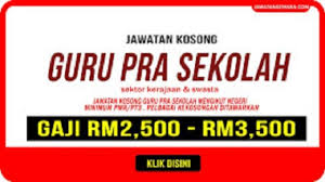 Gaji guru sekolah dasar terkecil. Jawatan Kosong Guru Pra Sekolah
