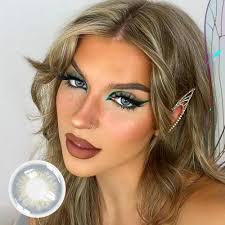 Coleyes DNA Taylor Ⅱ Blue Grey Yearly Prescription Colored Contacts