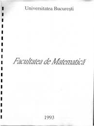 Maybe you would like to learn more about one of these? Facultatea De Matematica Bucuresti 1993