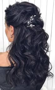 For the year, updo hairstyles are being used for the black brides as wedding hairstyles. 35 Half Up Half Down Wedding Hairstyles For 2021 Page 3 Hi Miss Puff