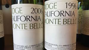 Ridge Monte Bello Revisited 1968 2012 Jul 2016 Vinous