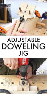 With drill is difficult to center. How To Make An Adjustable Doweling Jig 3x3 Custom