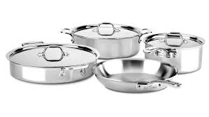 All Clad D3 Stainless Compact Cookware Set 7 Piece Cutlery And More Cookware Set Safest Cookware All Clad