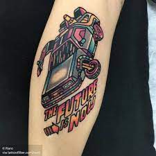 The Future Is Now Back To The Future Tattoo Pop Art Tattoos Tattoos